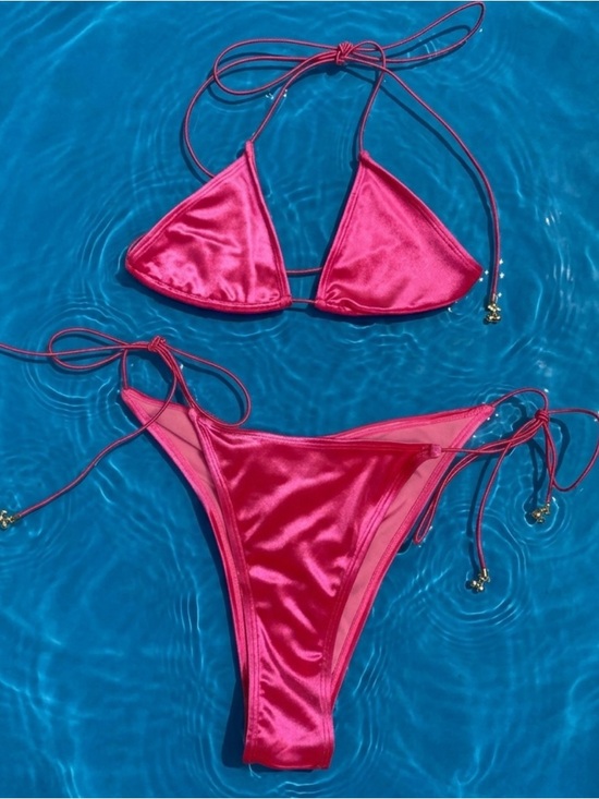 Voight Other - Voight Hot Pink String Bikini Set - Women Swim Bikinis